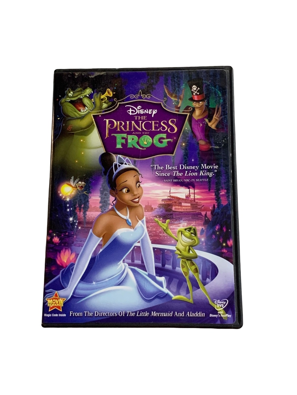 Disney The Princess and the Frog DVD 2010 1-Disc Edition w/ Case & Artwork
